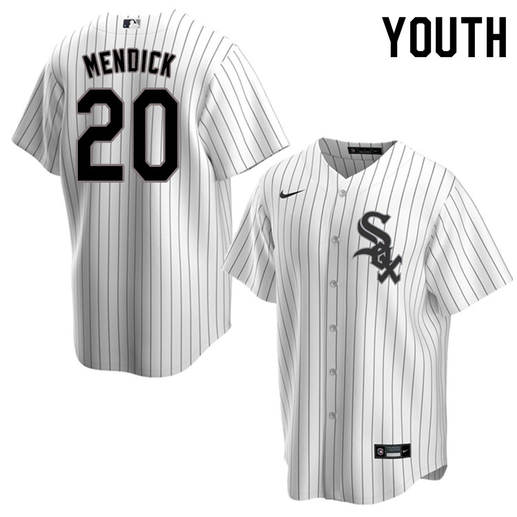 Nike Youth #20 Danny Mendick Chicago White Sox Baseball Jerseys Sale-Pinstripe